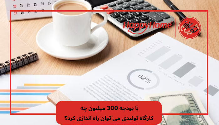 با بودجه 300 میلیون چه کارگاه تولیدی می توان راه اندازی کرد؟