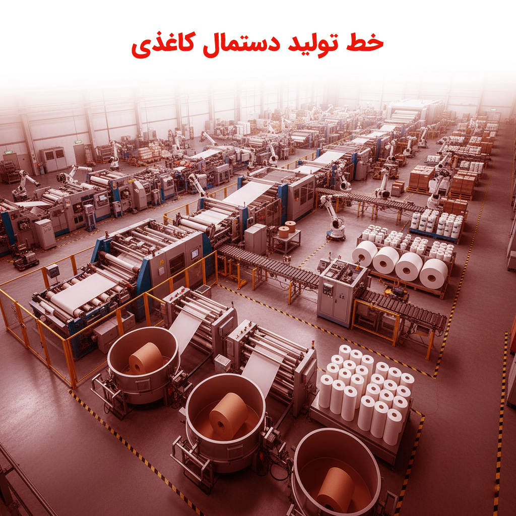 خط تولید دستمال کاغذی